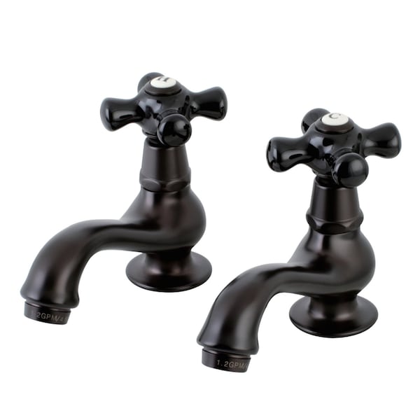 KS1105PKX Basin Tap Faucet W/ Cross Handle, Oil Rubbed Bronze